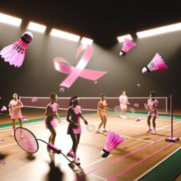 Solidarité sportive : Comment l'AS Valanjou Badminton s'engage pour Octobre Rose avec une soirée spéciale en rose